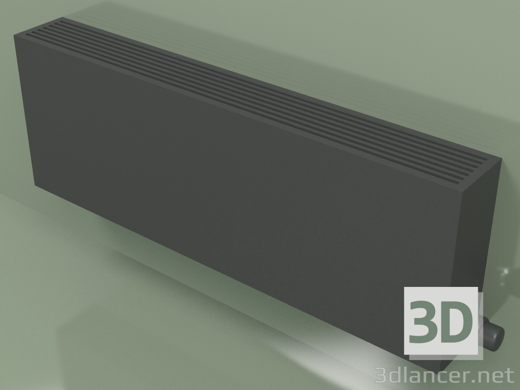 3D modeli Konvektör - Aura Slim Basic (350x1000x130, RAL 9005) - önizleme