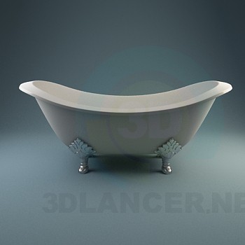 3D Modell Badewanne - Vorschau