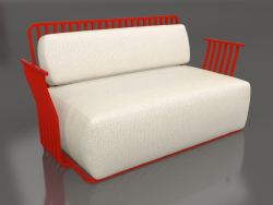 2-Sitzer-Sofa (Rot)