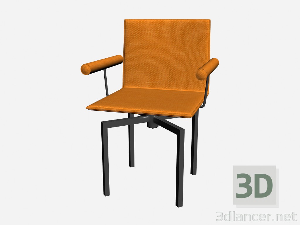 3d модель Крісло з підлокітниками HILS – превью