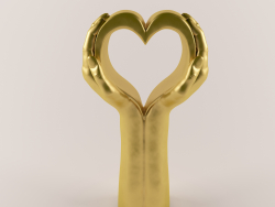 Golden Hand_heart-42