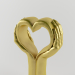 3D Altın Hand_heart-42 modeli satın - render