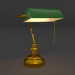 modèle 3D Lampe de table banquier - preview