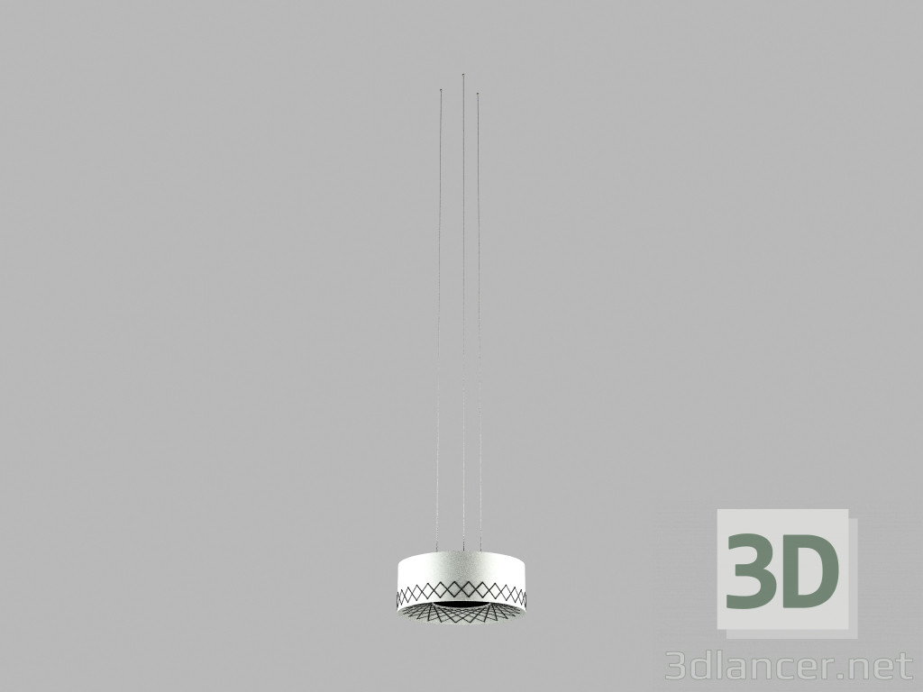 3d model Lámpara colgante cable-pendel - vista previa