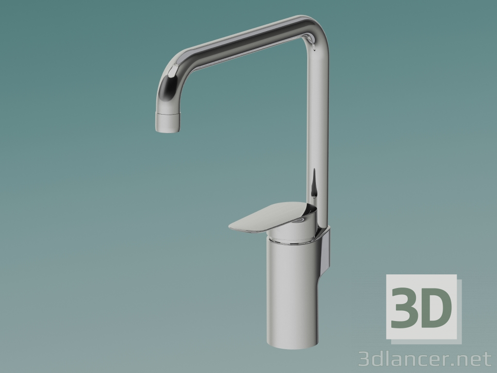 3D Modell Atlantischer Küchenhahn, hoher Auslauf (GB41205058) - Vorschau