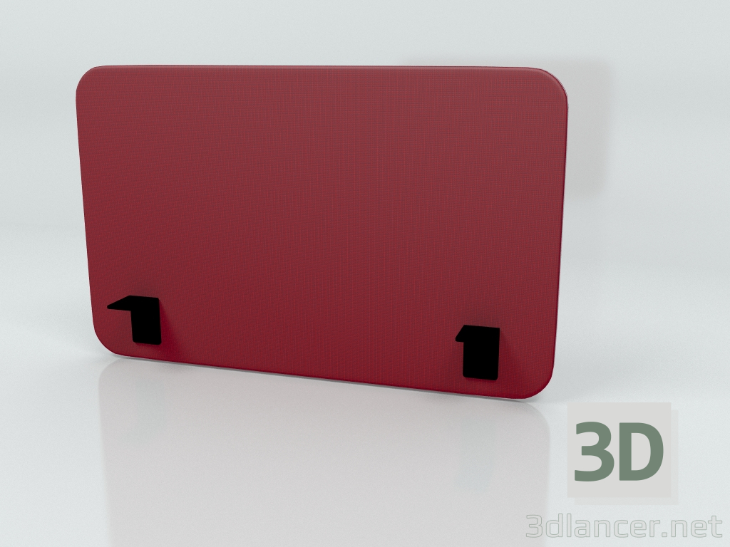 3d модель Акустический экран Desk Single Side Twin ZUT30 (800x500) – превью