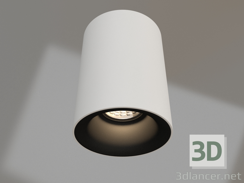 3D Modell Lampe SP-SALT-R75-8W Day4000 (WH-BK, 40 Grad, 230V) - Vorschau