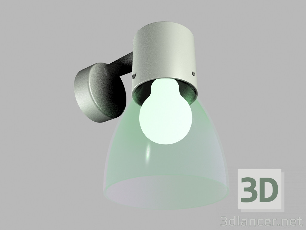 3D modeli Duvar lambası açık açık Droppen - önizleme