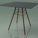 modèle 3D Table d'extérieur avec plan de travail carré 1815 (H 74 - 79 x 79 cm, HPL, V34) - preview