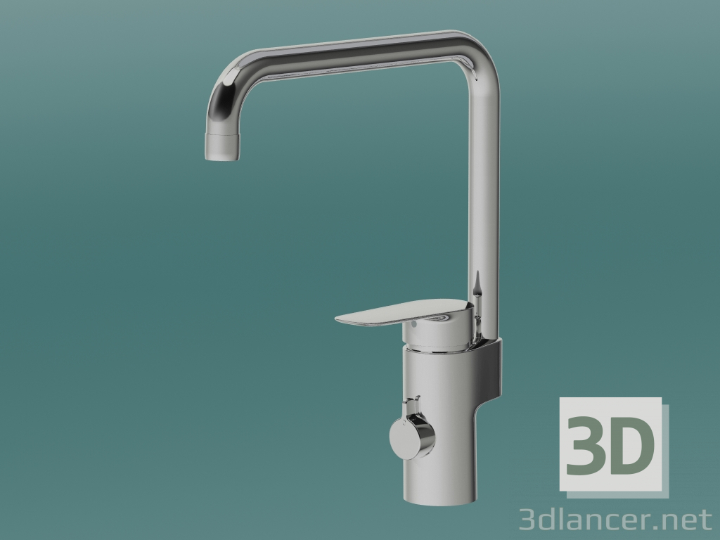 3D Modell Atlantischer Küchenhahn, hoher Auslauf (GB41205098) - Vorschau