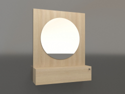 Miroir ZL 15 (802x200x1000, bois blanc)