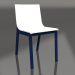 modèle 3D Chaise de salle à manger modèle 4 (Bleu nuit) - preview