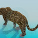 3d модель леопард – превью