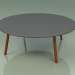 modèle 3D Table basse 012 (Metal Rouille, HPL Gris) - preview