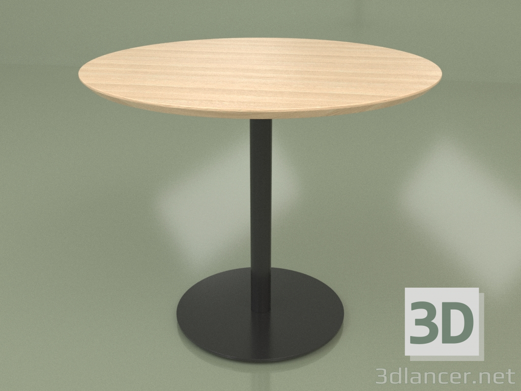 modello 3D Tavolo da pranzo Soul D 900 mm (nero) - anteprima