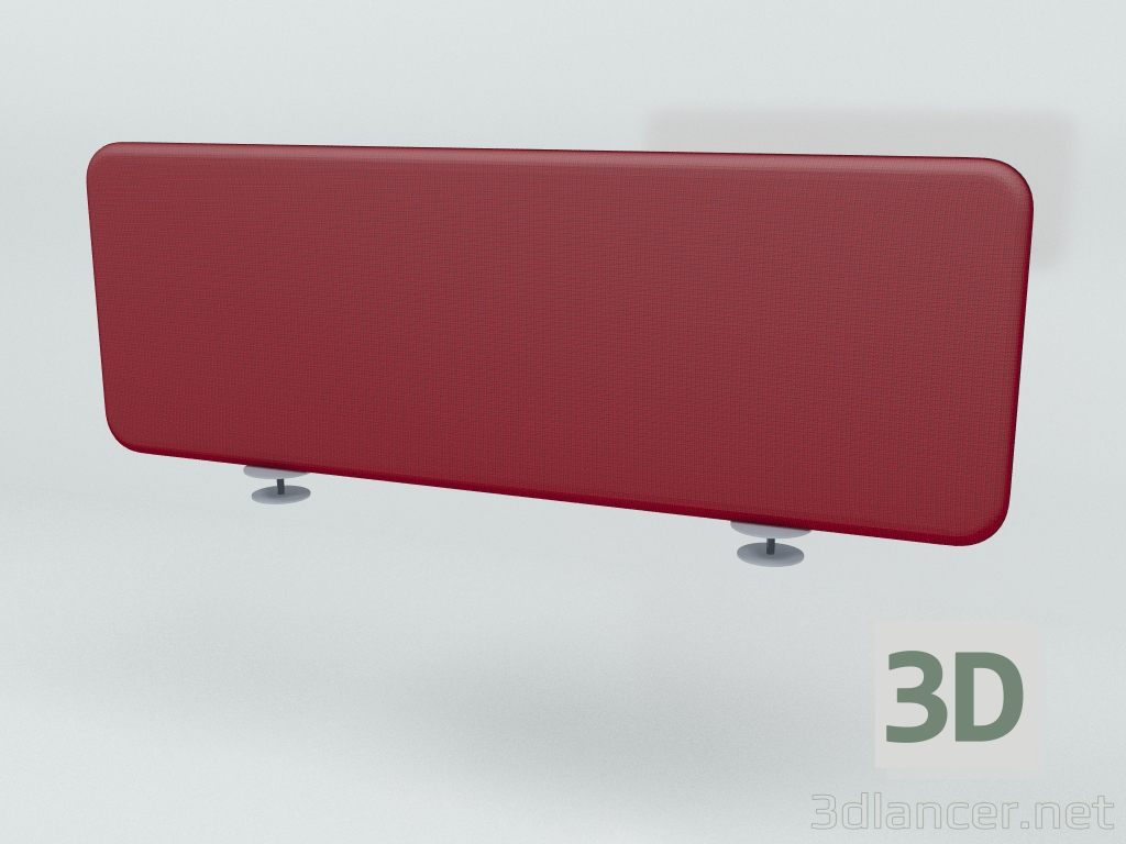 modello 3D Schermo acustico Desk Bench Sonic ZUS01 (990x350) - anteprima