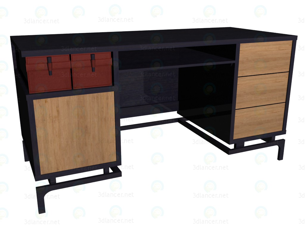 3d model Mesa de escritorio - vista previa