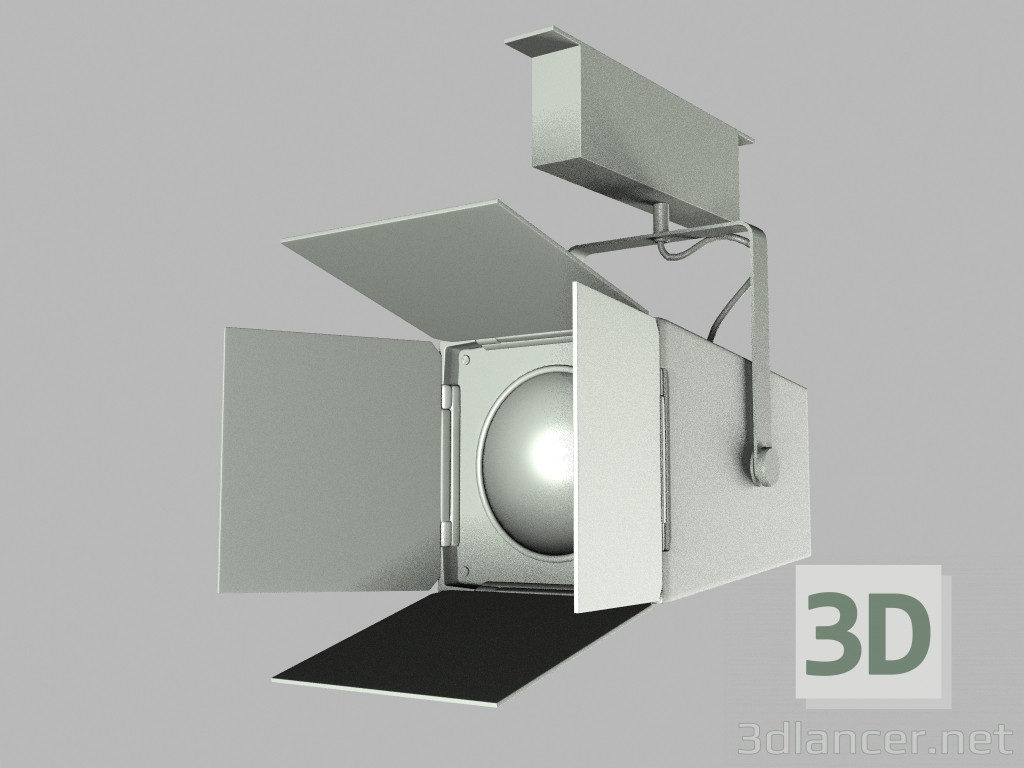 modèle 3D Foto gros plafonnier plafond - preview