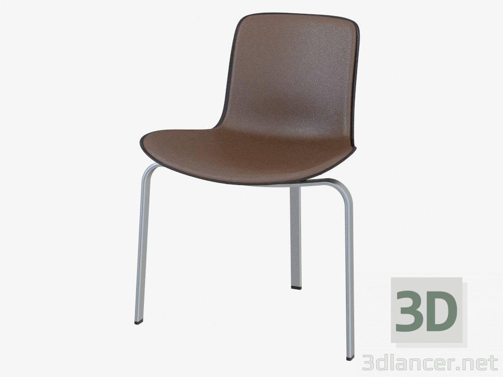 3D modeli PK8 deri döşeme sandalye - önizleme