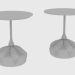 modello 3D Tavolino BAG SMALL TABLE CAPITONNE (d40xH45) - anteprima