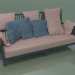 3d model Sofa (03, Blue) - preview