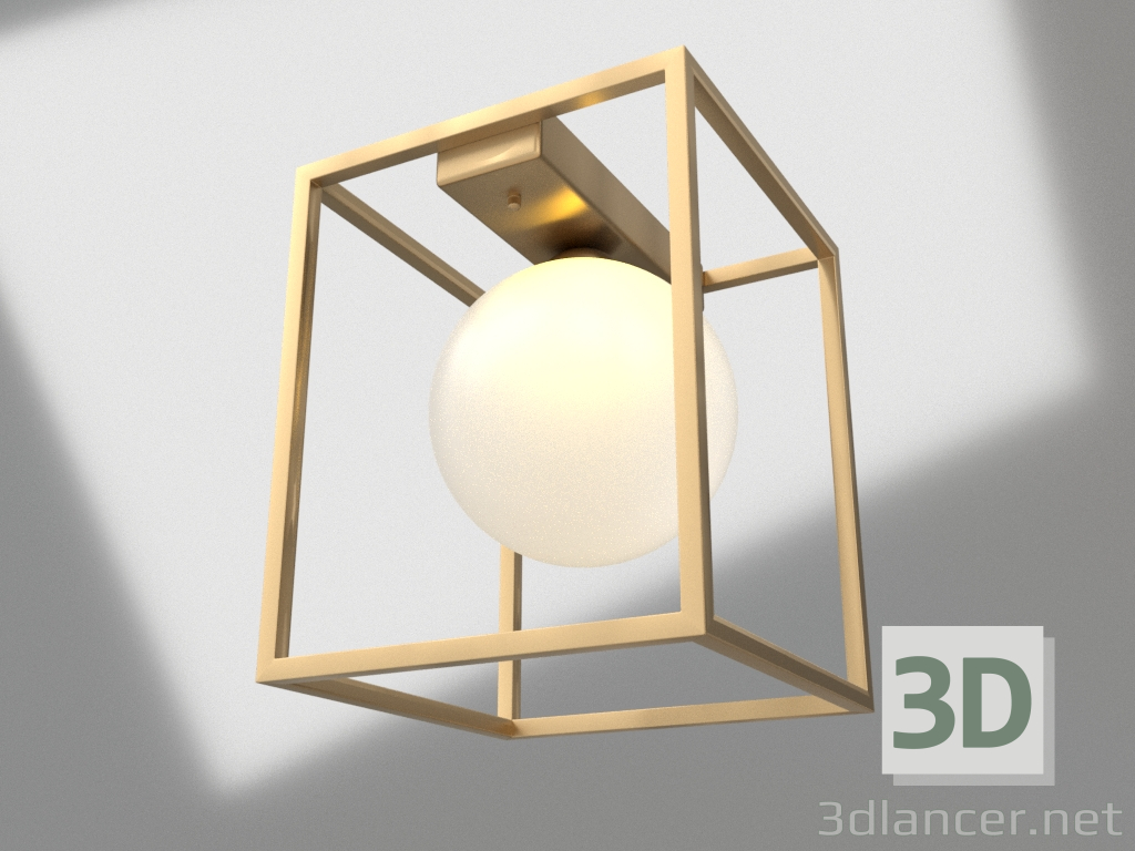 3D modeli Trinity tavan lambası (FR5113CL-01G) - önizleme