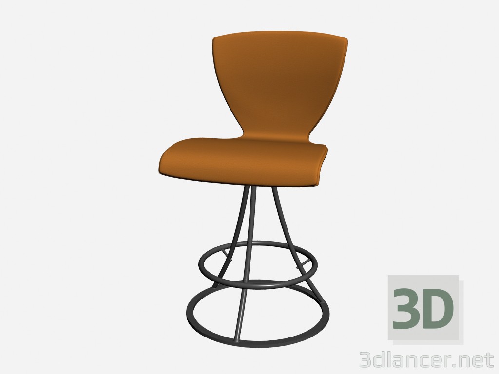 modello 3D Sedia Bar lara - anteprima
