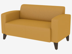 Sofá de cuero moderno Unon 2