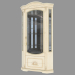 3d model Single door corner display case (883х2165х516) - preview