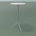 3D Modell Runder Tisch 5716, 5733 (H 105 - Ø59 cm, entfaltet, weiß, LU1) - Vorschau