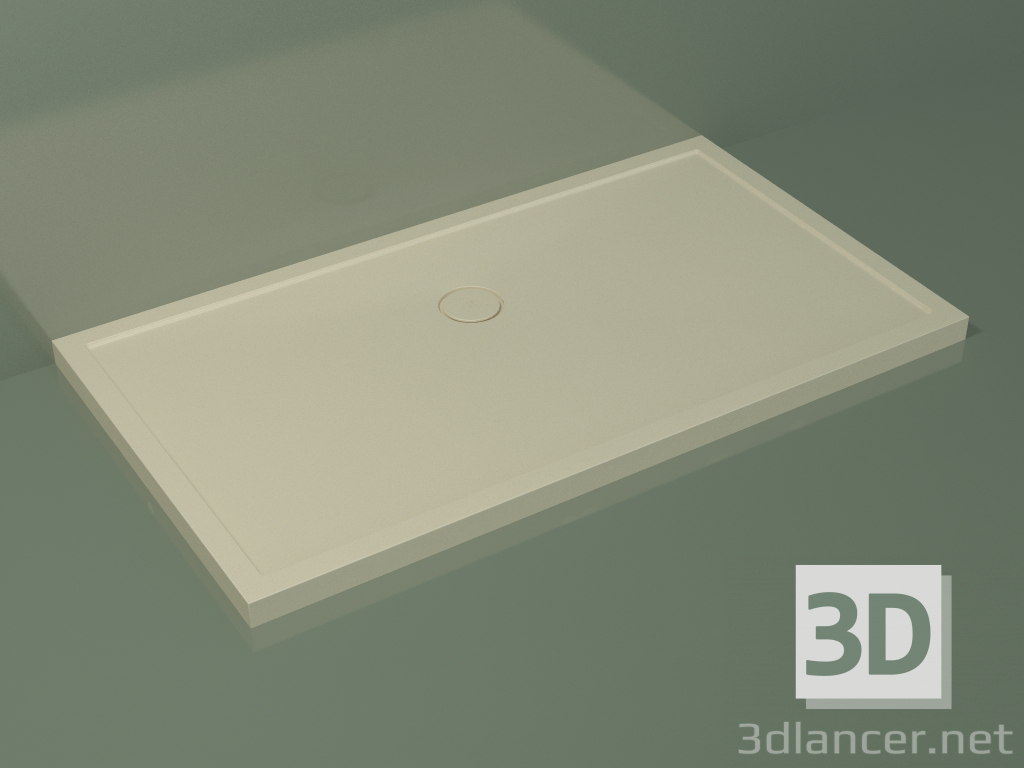 modello 3D Piatto doccia Medio (30UM0133, Bone C39, 160x90 cm) - anteprima
