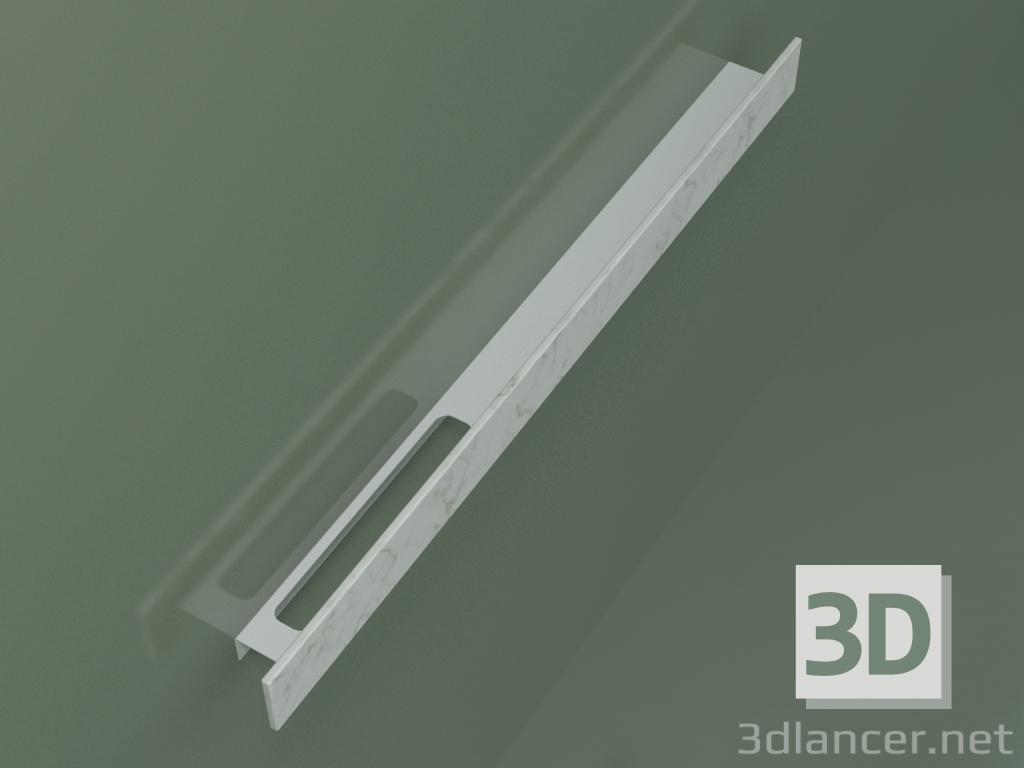 3d model Filolucido shelf (90S18S01, Carrara M01) - preview