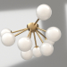3D modeli Tavan lambası Alexis (FR5120CL-09G) - önizleme