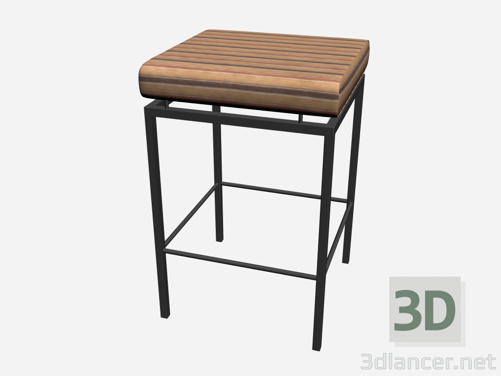 modèle 3D Chaise de bar LEO - preview