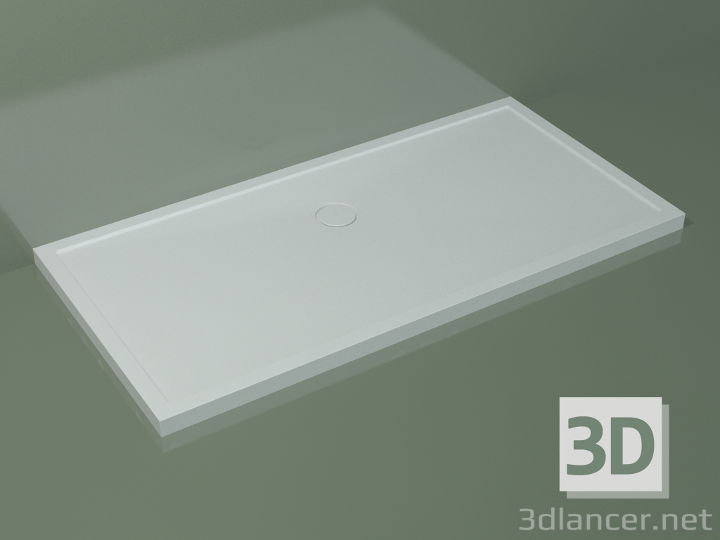 modello 3D Piatto doccia Medio (30UM0134, Glacier White C01, 180x90 cm) - anteprima