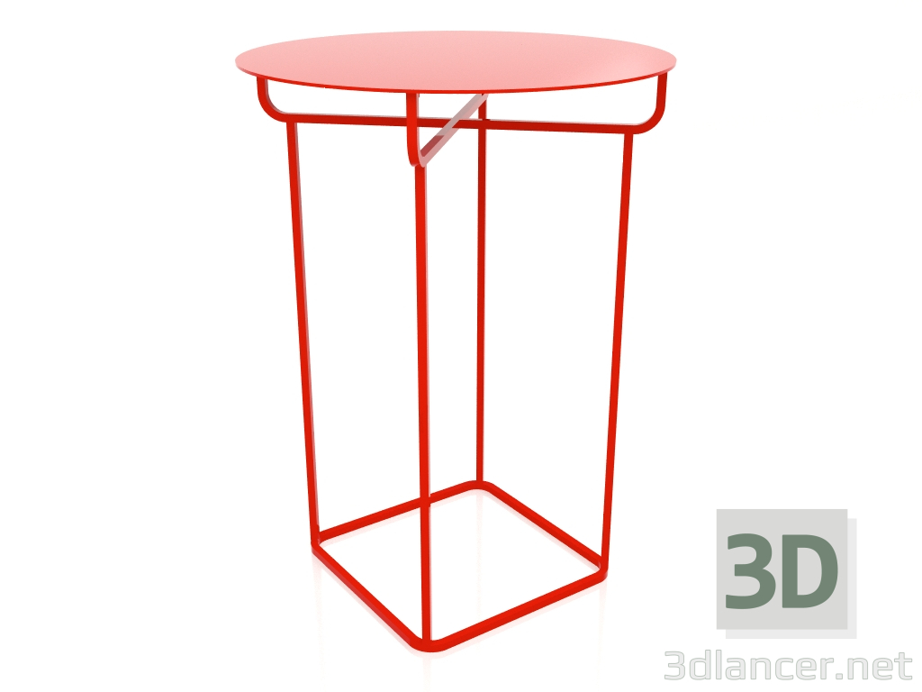 modèle 3D Table de bar (Rouge) - preview