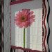 3d Roman Shade with big flower print model buy - render