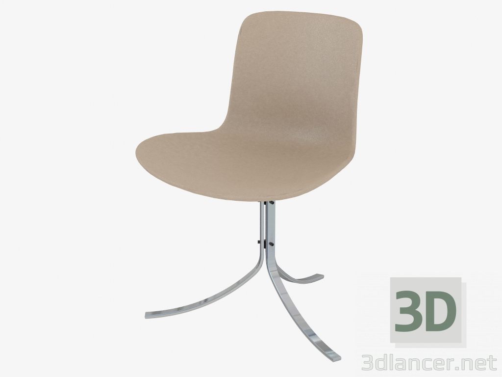3D modeli PK9 deri döşeme sandalye - önizleme