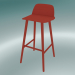 Modelo 3d Cadeira de bar Nerd (75 cm, vermelho) - preview