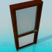 3d model Door with frosted glass - preview