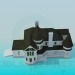 3D Modell Herrenhaus - Vorschau