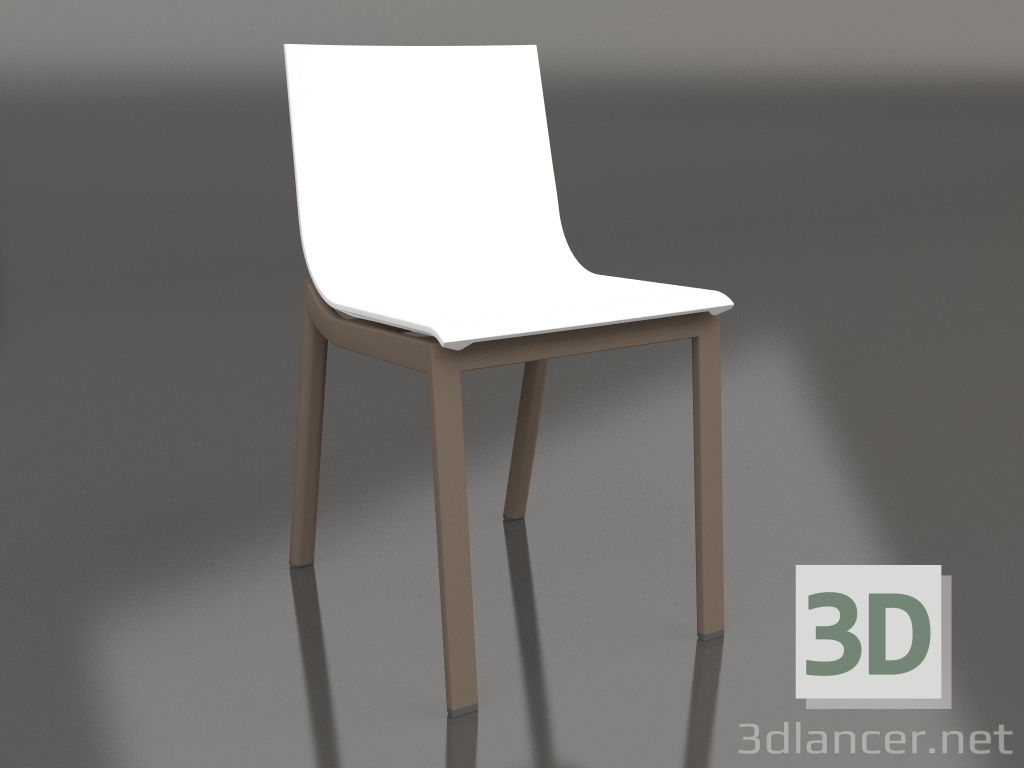3D modeli Yemek sandalyesi model 4 (Bronz) - önizleme
