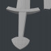 3D modeli Slavian kılıç lowpoly - önizleme