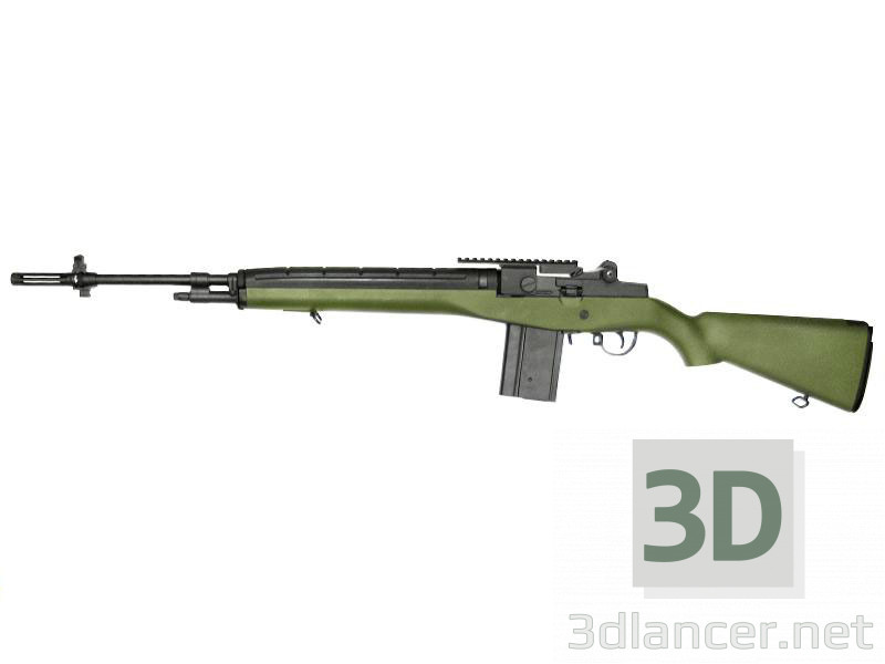 modello 3D Fucile M-14 - anteprima
