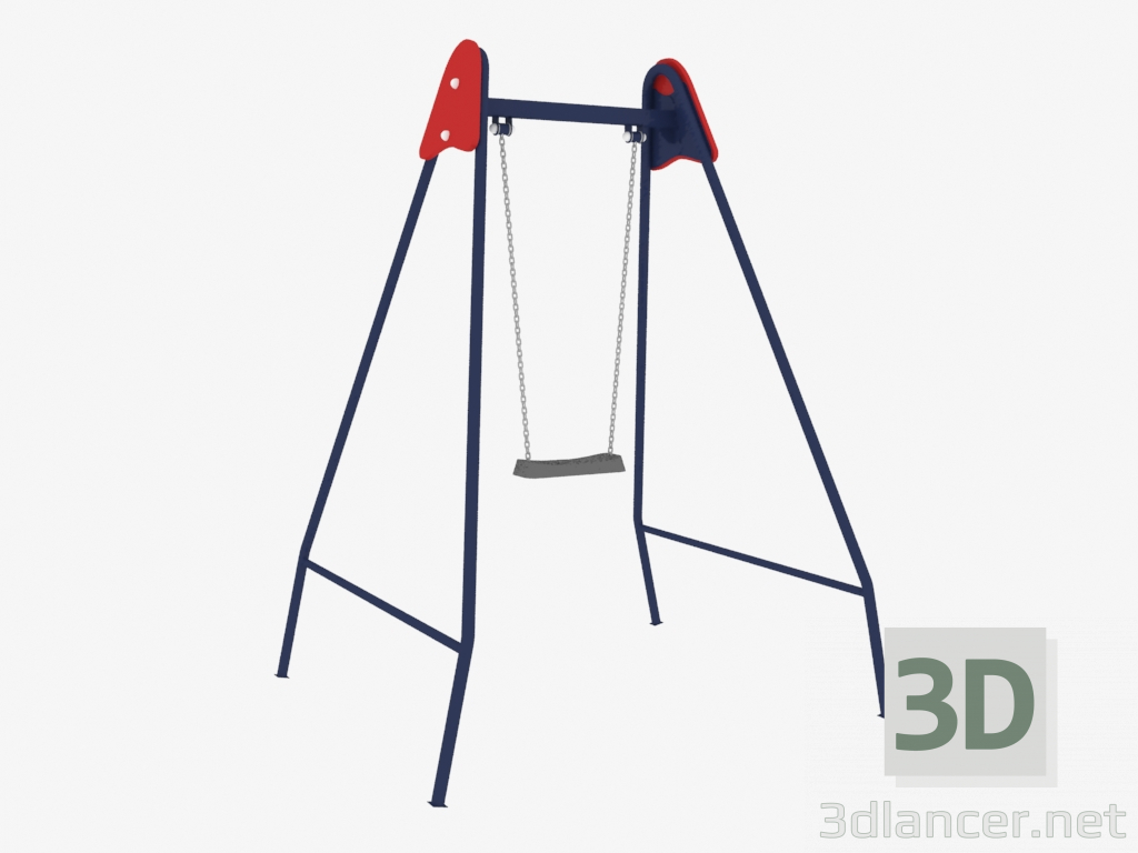 Modelo 3d Parque infantil de balanço (6411) - preview