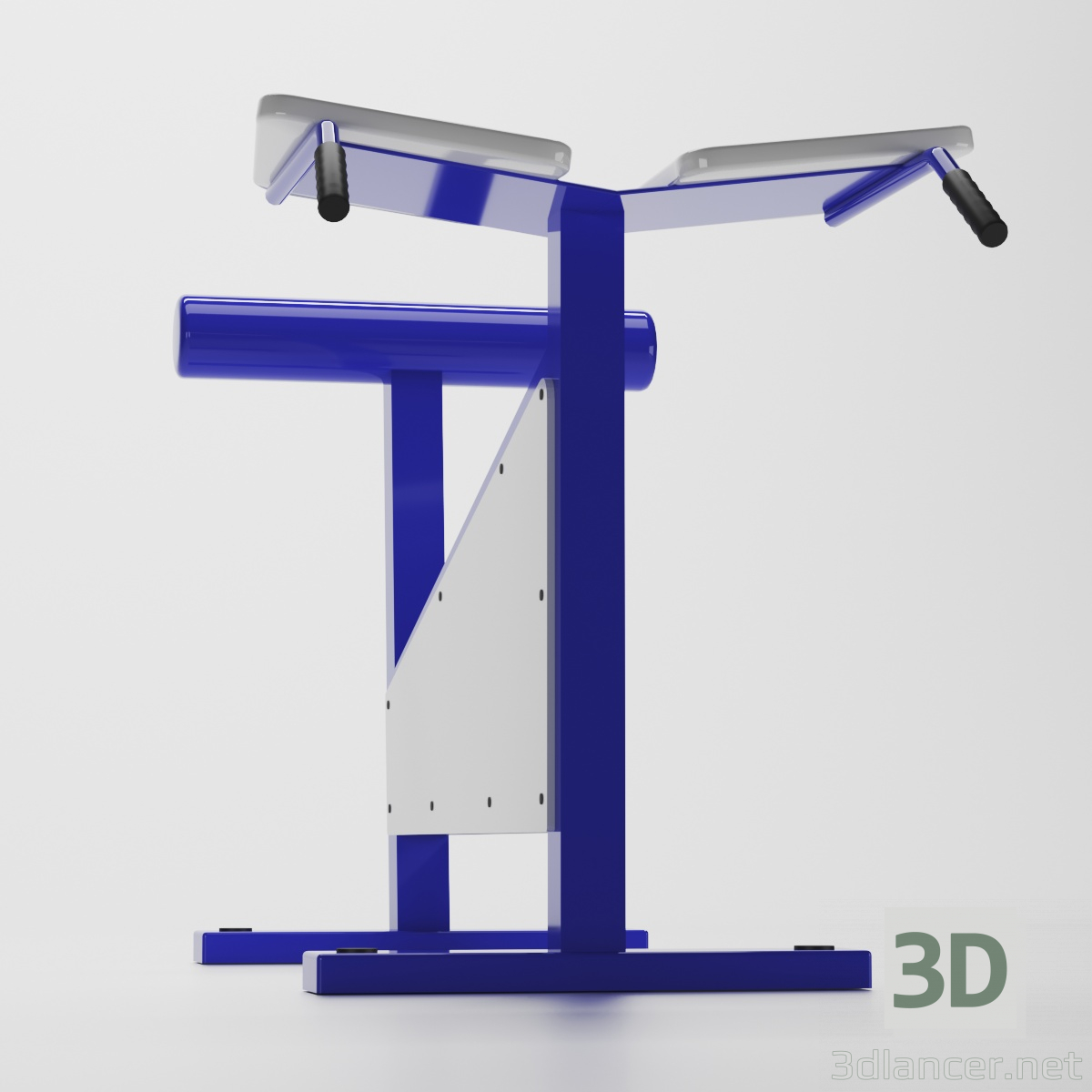 modello 3D di Macchina per esercizi stradali "Iperestensione" comprare - rendering