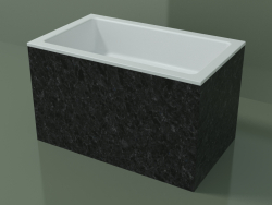 Tezgah üstü lavabo (01R132101, Nero Assoluto M03, L 60, P 36, H 36 cm)