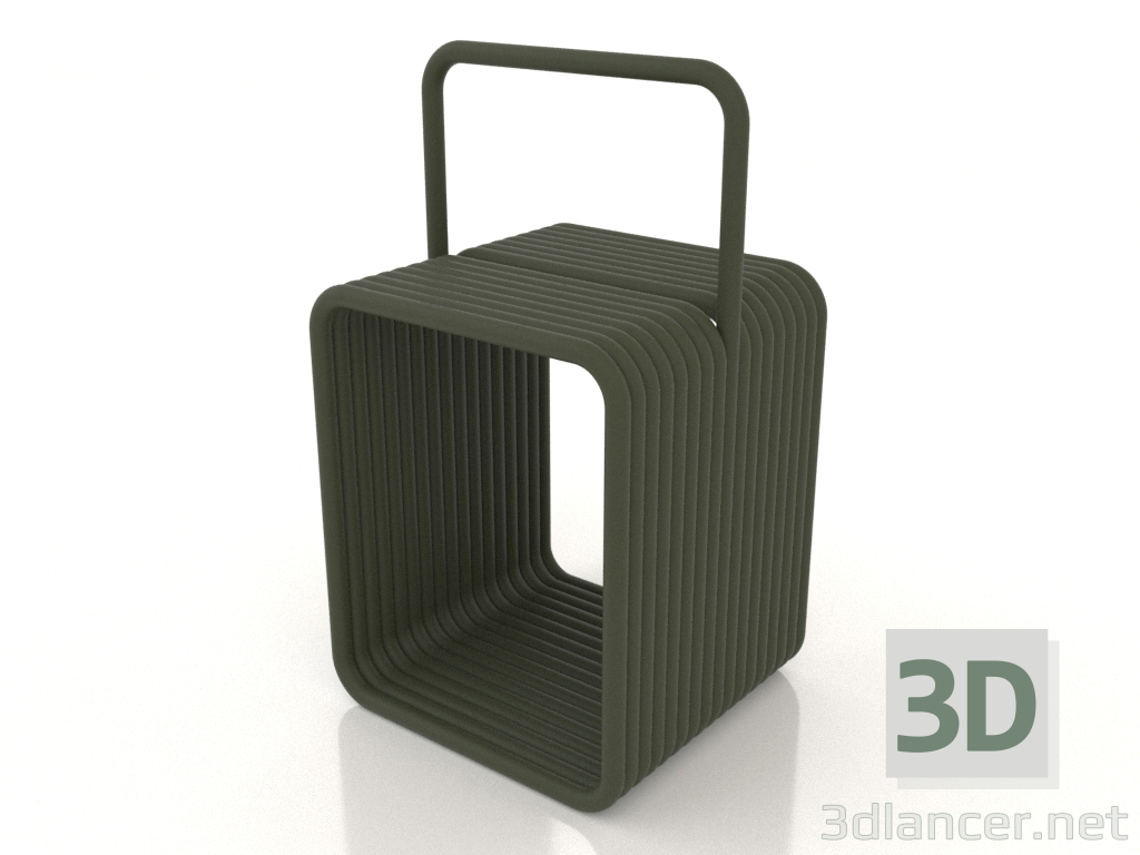 modello 3D Legno alto (verde) - anteprima