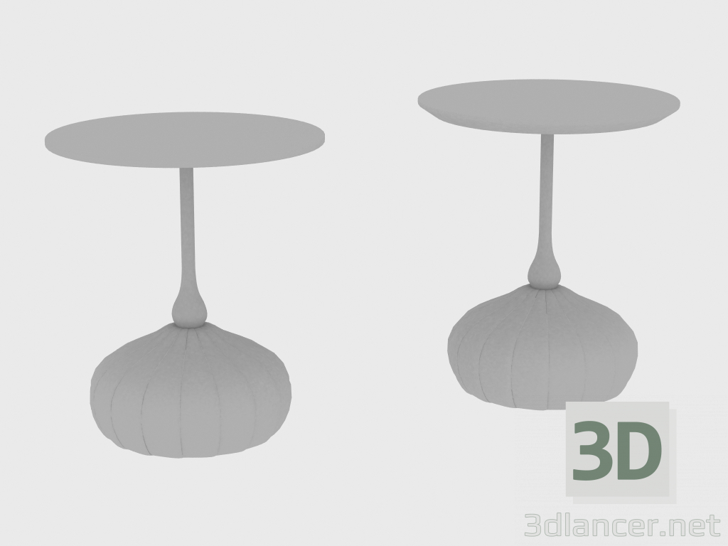 3 डी मॉडल कॉफी टेबल बैग लघु तालिका त्रिज्या (d40xH45) - पूर्वावलोकन