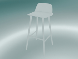 Bar stool Nerd (75 cm, White)